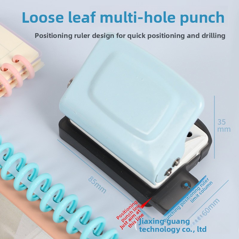 Binding Machine Comb - 6 Delikli Mini Yaratıcı Küçük Delgeç,
