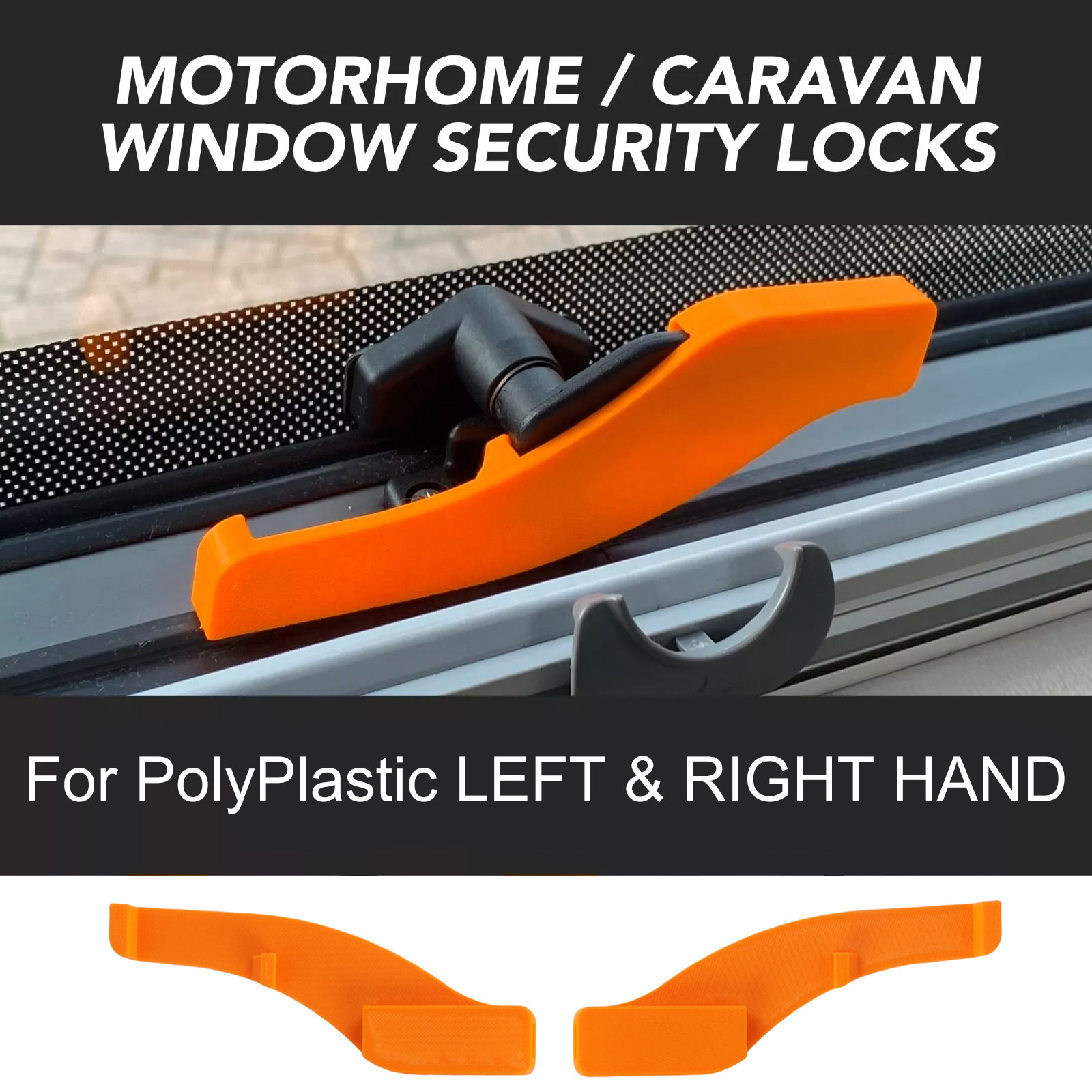 Pc Security Lock - 1 takım Karavan Sol/Sağ El Pencere