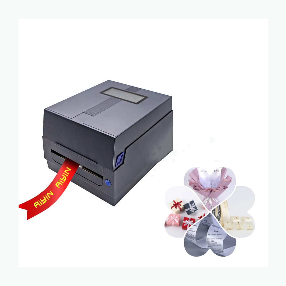 Label Printer Thermal - 110mm Termal Transfer Etiket Yazıcısı, Metalik