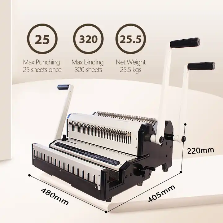 Binding Machine Comb - Tel Taraklı Klipsli Ciltleme Makinesi, 25