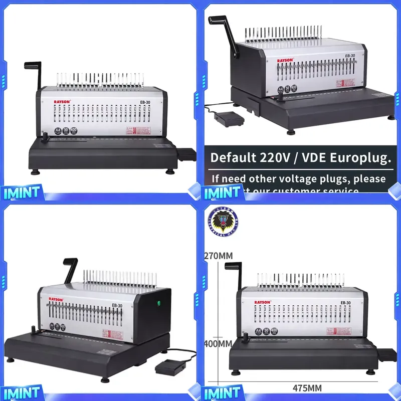 RAYSON EB-30 Yüksek Kaliteli E - Binding Machine Comb incelemesi ve fiyatı